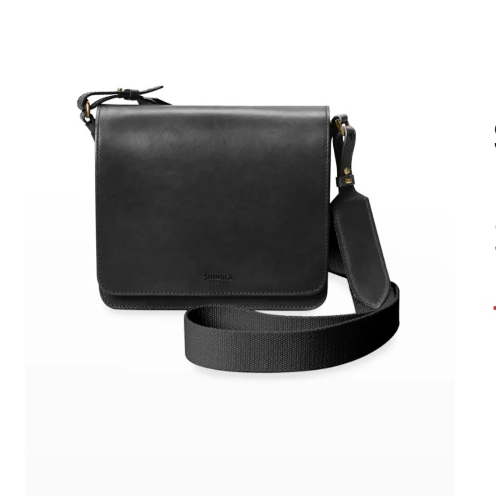 Shinola Sibley Crossbody Bag Black
